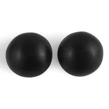 Carica l'immagine nel visualizzatore di Gallery, Orecchini donna semisfera in ebano - Rosso Veneziano Gioielli