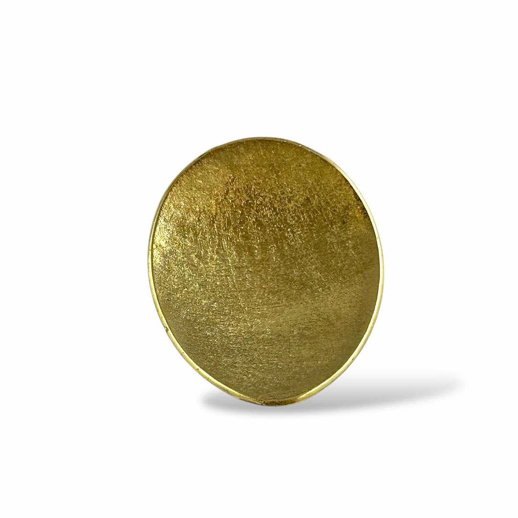 Anello da donna in bronzo dorato