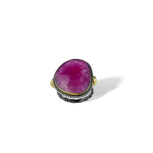 Carica l&#39;immagine nel visualizzatore di Gallery, Anello da donna con zaffiro multicolor
