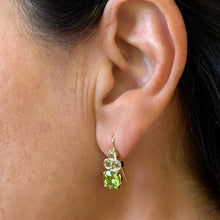 Carica l&#39;immagine nel visualizzatore di Gallery, Orecchini con peridoti
